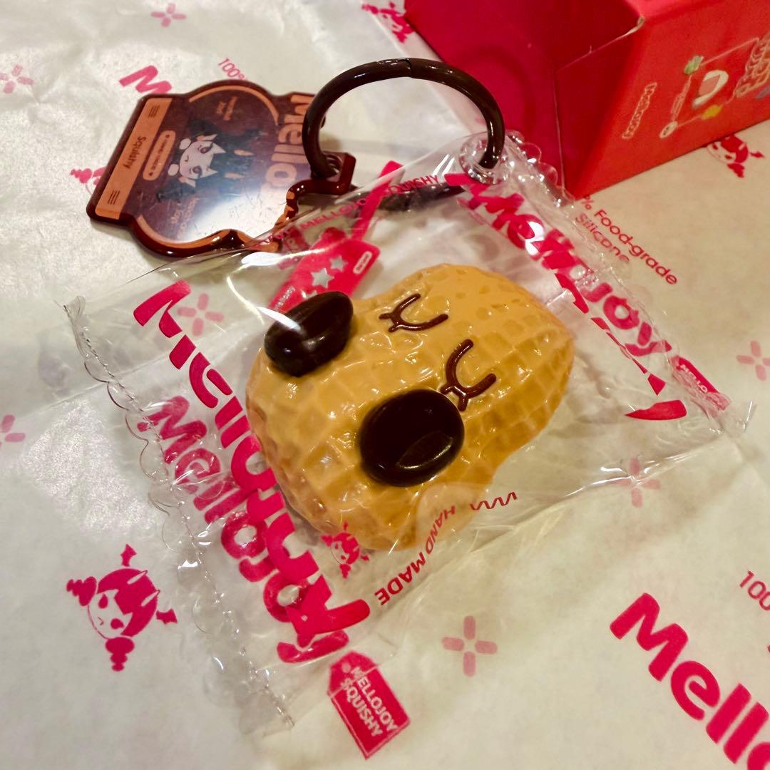 Mellojoy ちびっこシリーズ ミニピーナッツ スクイーズ レア ピーナツ
