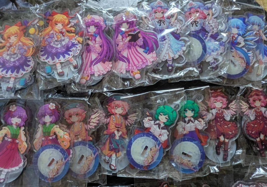 東方プロジェクト アクリルスタンド 40個 魂魄妖夢 西行寺幽々子 博麗霊夢