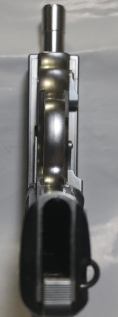 ウェスタンアームズ製ABS樹脂ガスガン　ワルサーＰ３８短バレル銀　ASGK合法品