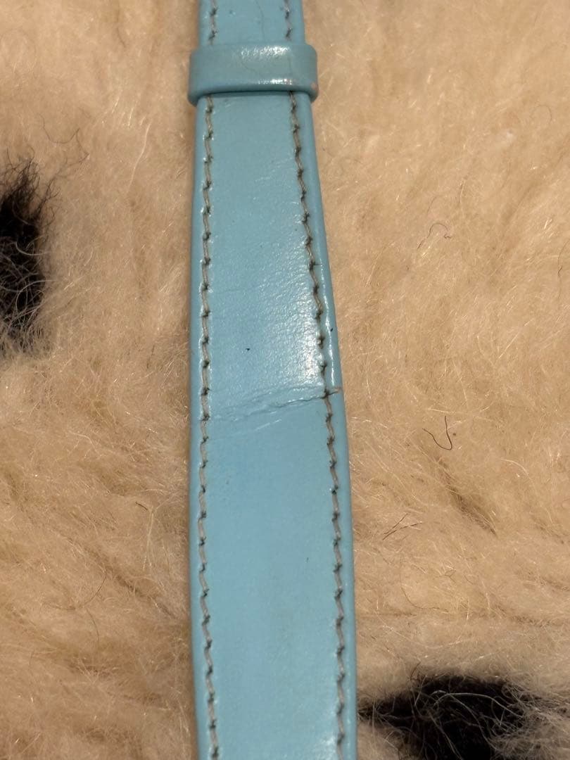 ロレックス　カメレオン　純正ベルト3本セット　ブルー系（水色革&サテン紺サテン）