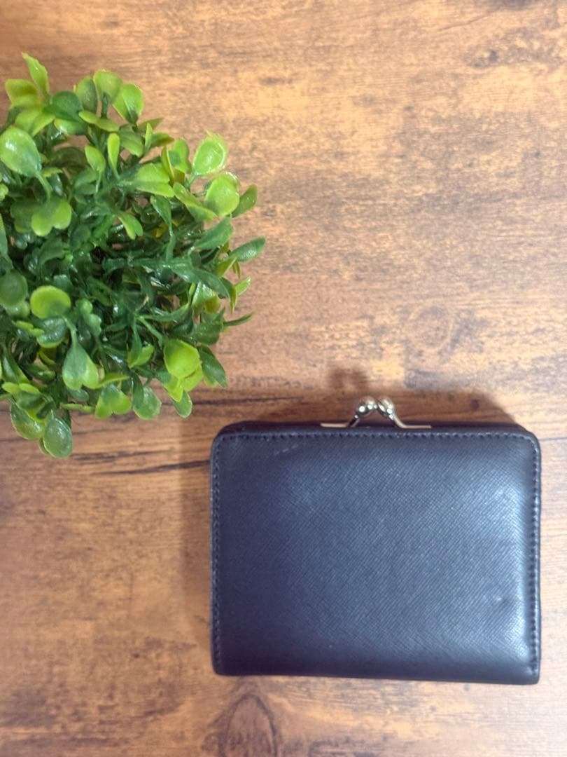 Vivienne Westwood がま口 ロゴ入り財布 ブラック ✨美品✨