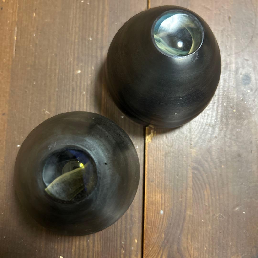 作家　ガラス作家　水月　タンブラー　森本もとこ　2個