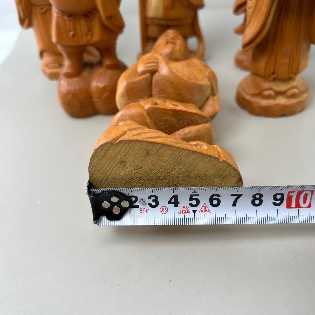 七福神 木製彫刻 7体セット