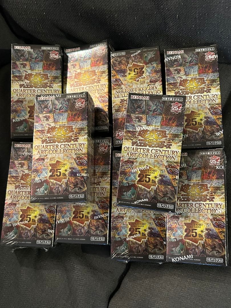 遊戯王 クォーターセンチュリーアートコレクション シュリンク付き 10BOX