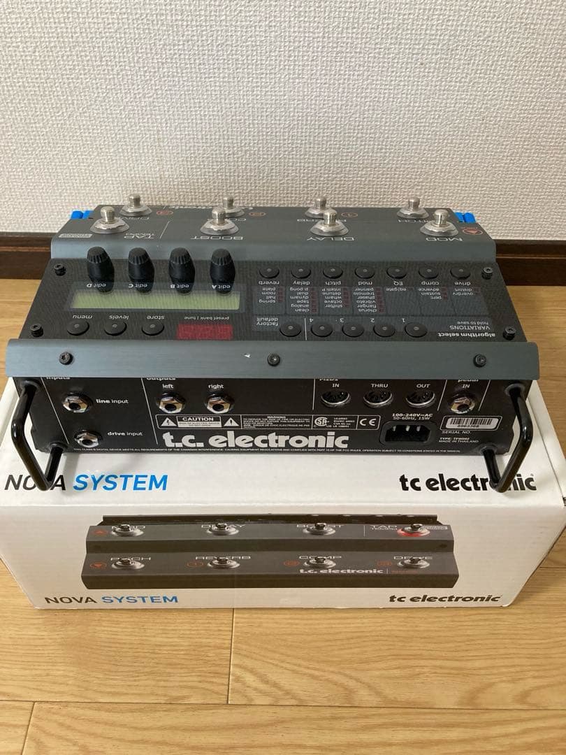 【箱付美品】tc electronic NOVA SYSTEMギターエフェクター