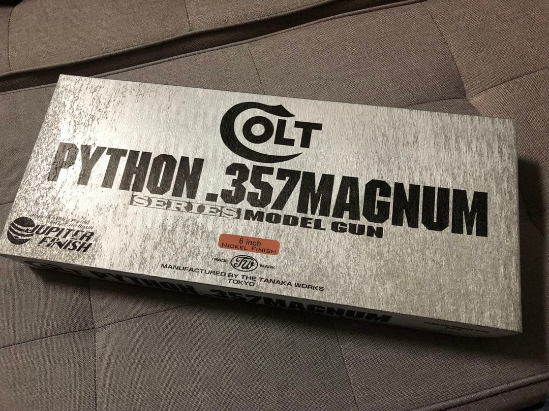 タナカ コルトパイソン ジュピターフィニッシュ モデルガン