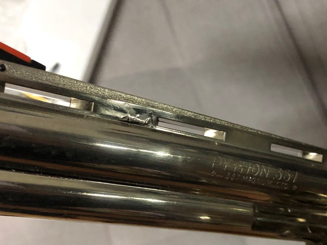 タナカ コルトパイソン ジュピターフィニッシュ モデルガン