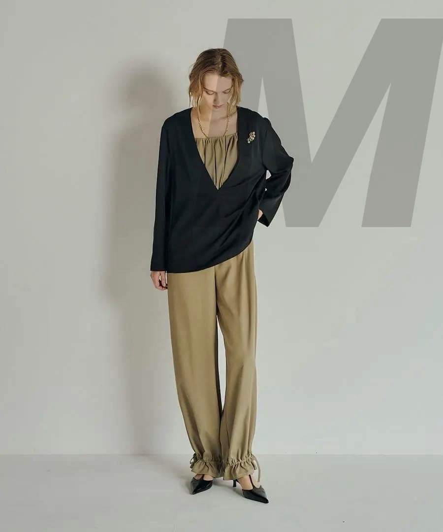 ウ★新品et.UNiVER Practical over blouse set