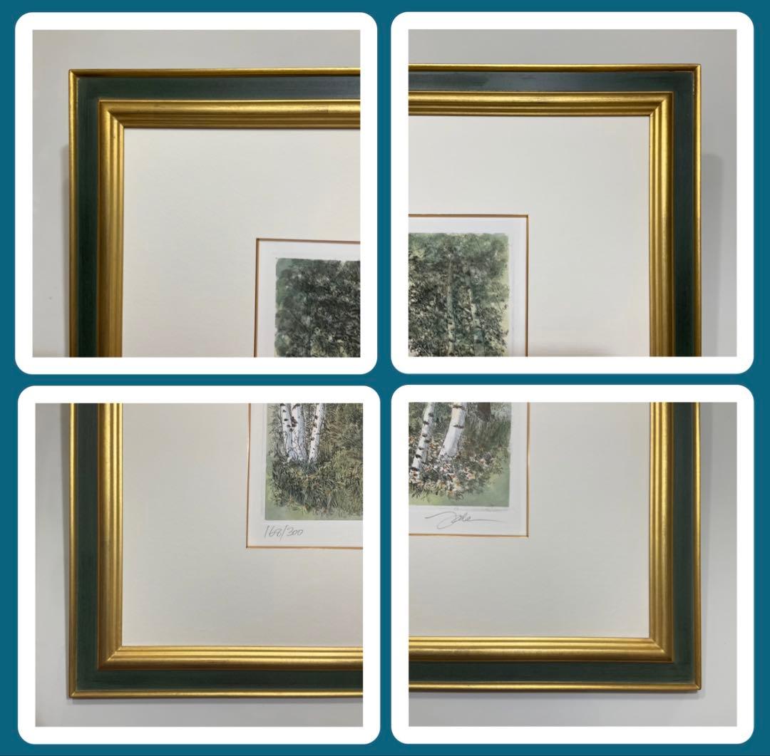 絵画・額縁・版画・織田義郎・新品未使用・ドイツ・城・美術品・インテリア・雑貨