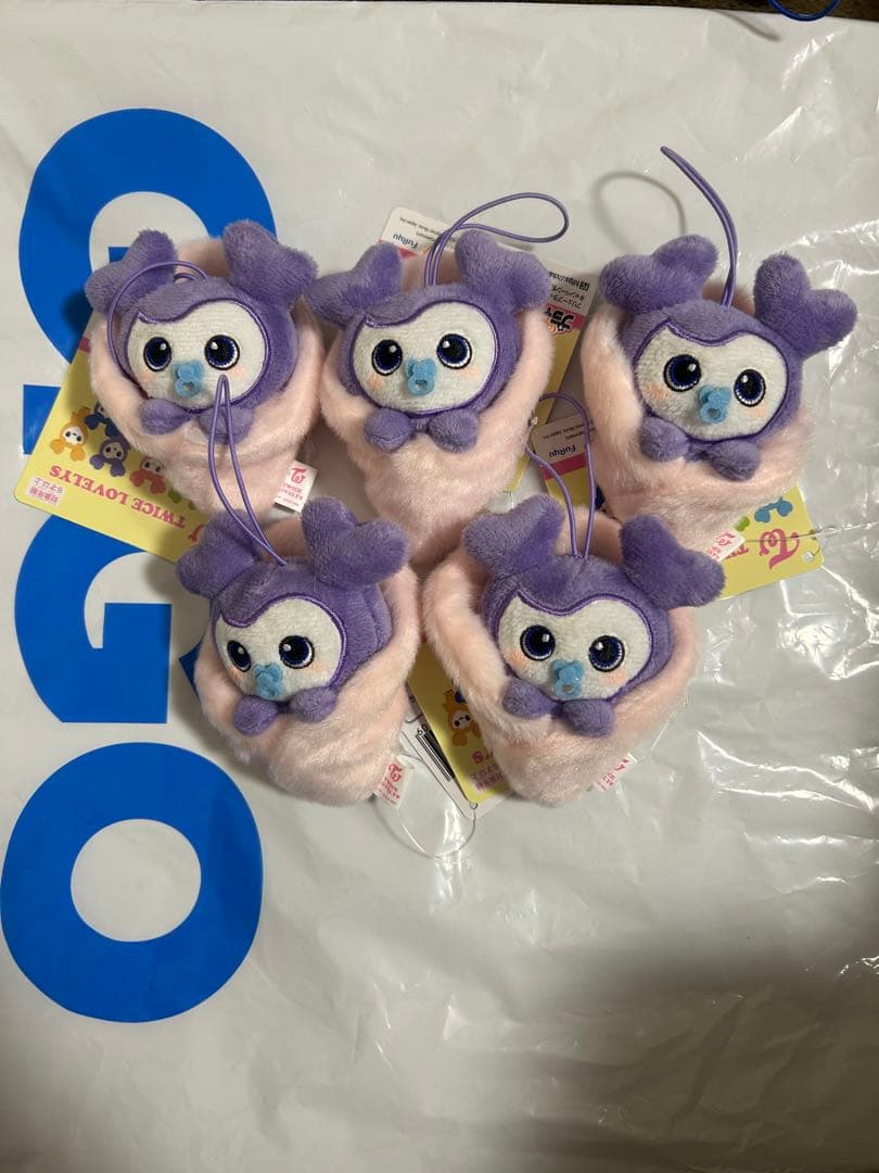 TWICE LOVELYS おくるみマスコット　サナ　サブリー　5個セット