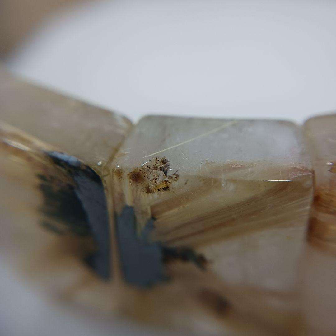 ルチルクォーツ バングル 太陽放射