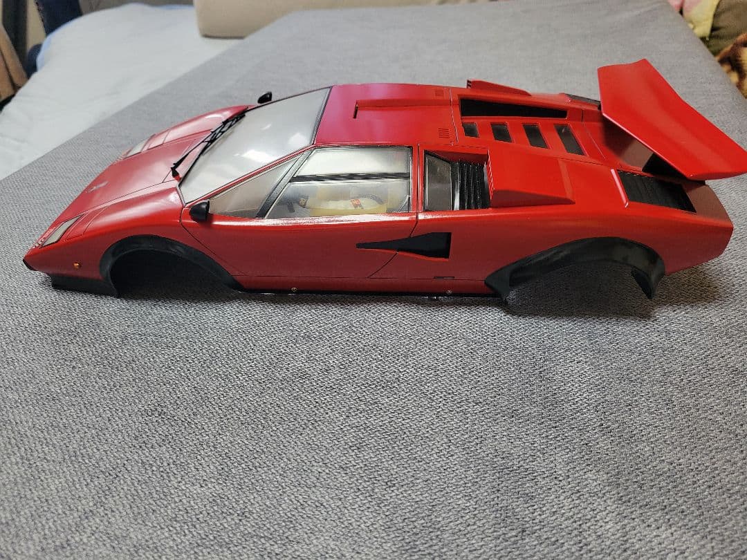 タミヤカウンタックLP500S 1/12スペア ボディ(当時物)塗装済み完成品