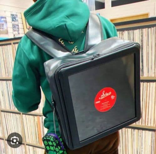 Sinz レコードバッグ 33rpm用 diskunion　黒ブラック　完売品