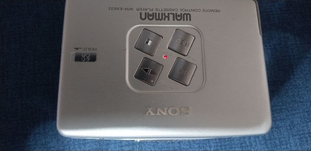 動作　WM-EX633　カセット　ウォークマン　　Walkman　SONY　銀色