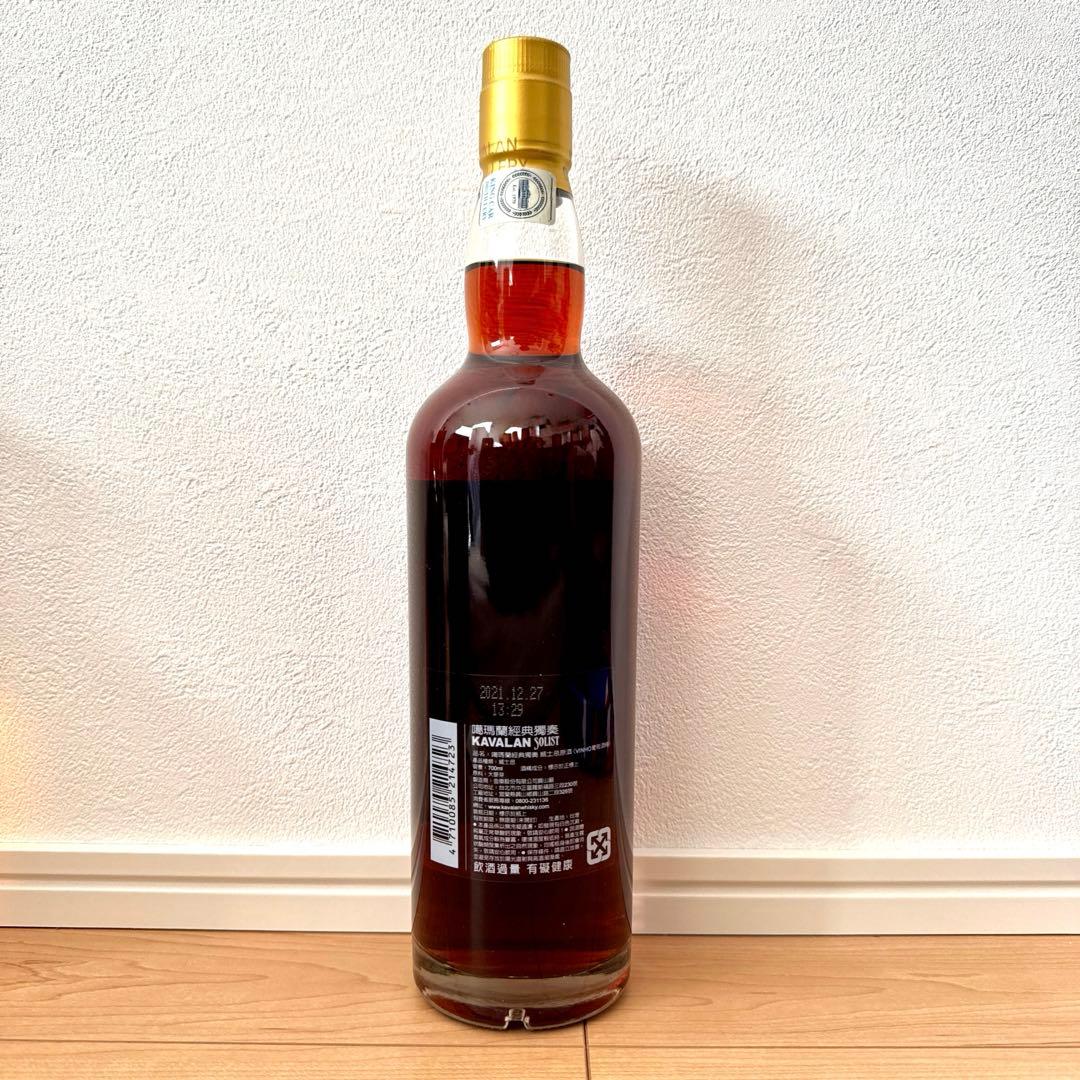 Kavalan Solist Vinho Barrique カスクストレングス