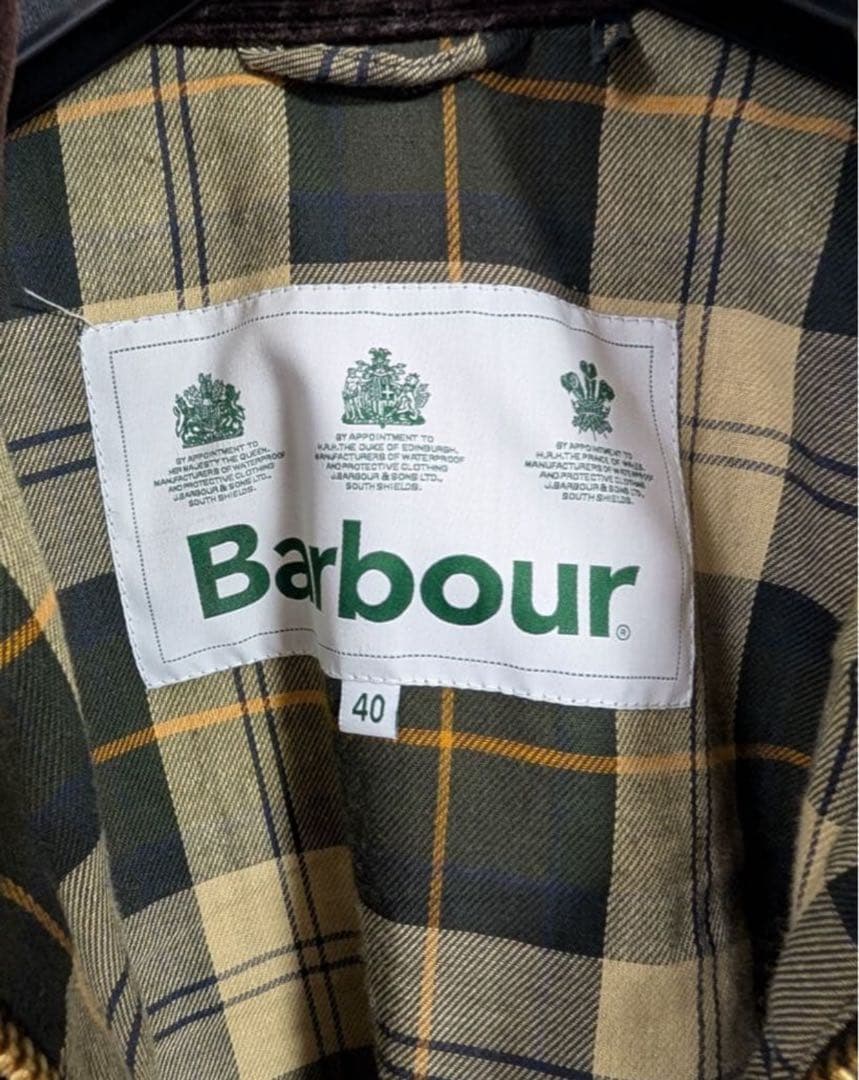barbour バブアー　トランスポート　セージ　40 オイルドコットン L
