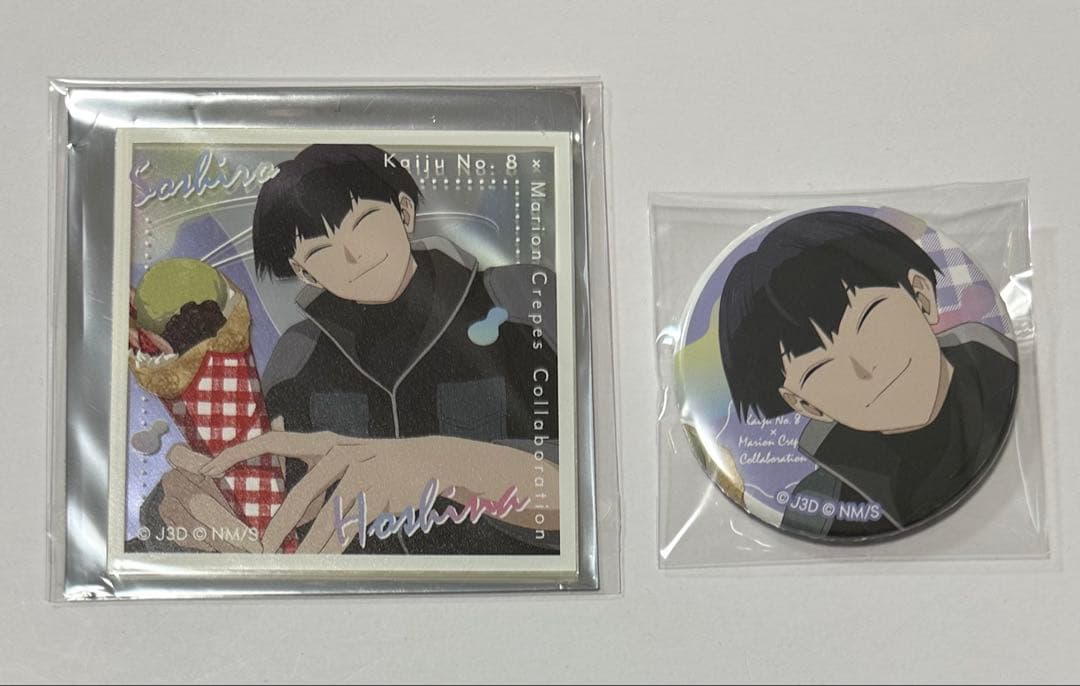 怪獣8号　マリオンクレープ　アクリルカード＆缶バッジ　保科 宗四郎