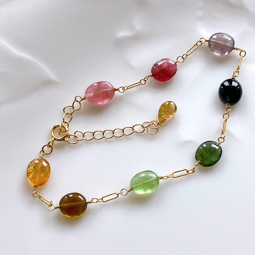 Kaya◆高品質✧スイスブルートパーズ×ブルームーンストーンブレスレット