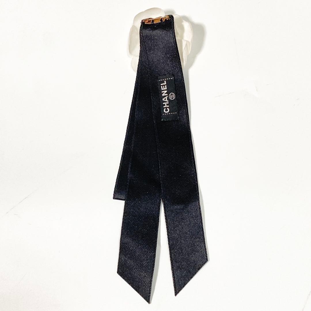 CHANEL シャネル カメリア リボン ブローチ vintage