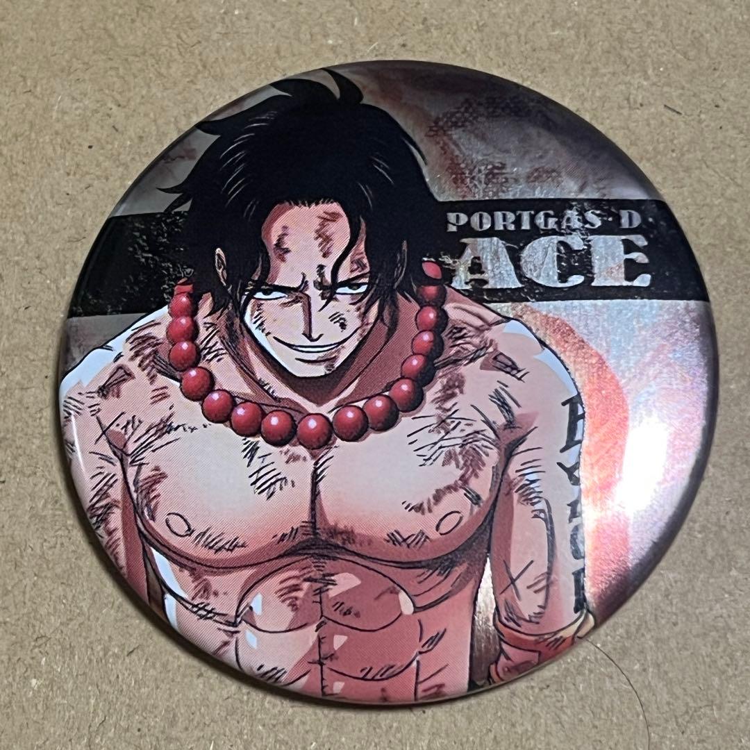 ワンピースONE PIECE　エース キャラバッジコレクション メタリック