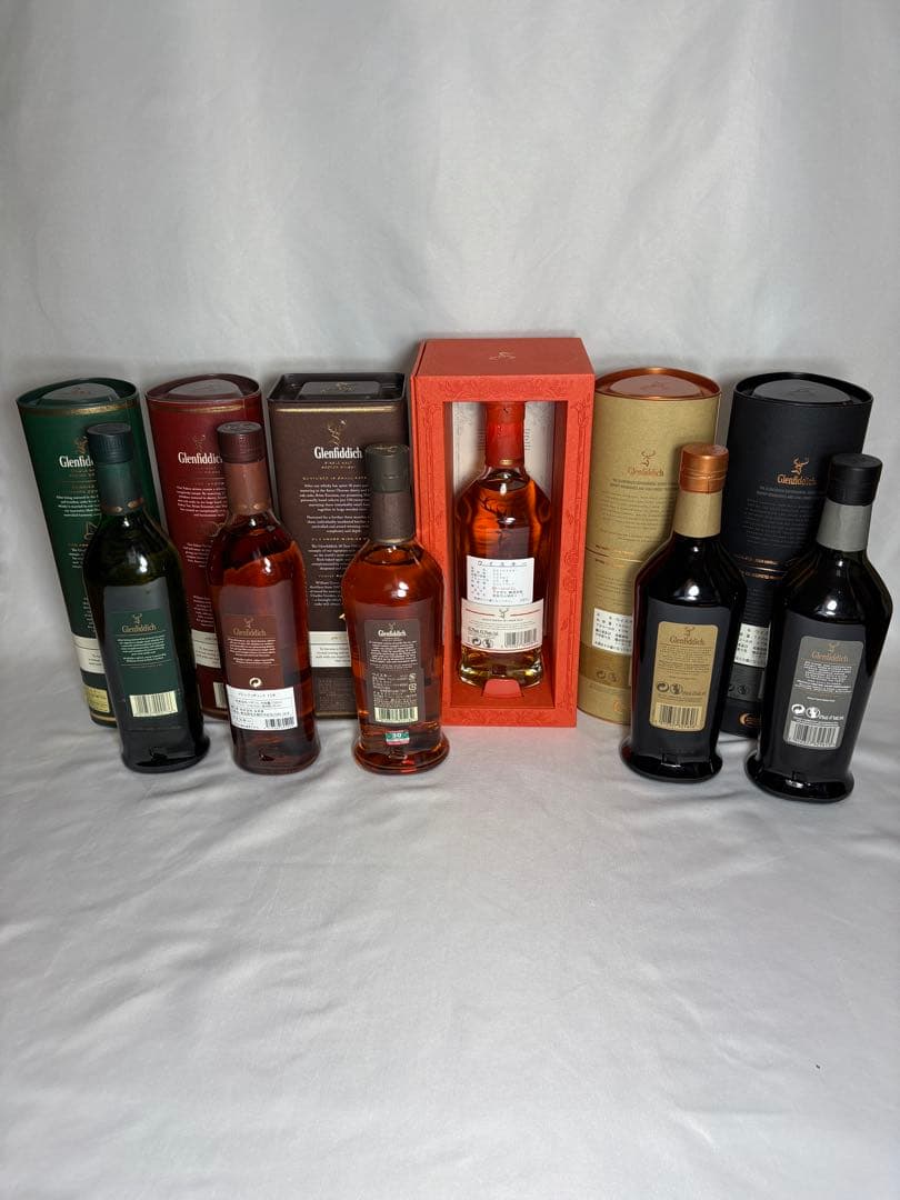 【箱付】グレンフィディック　シングルモルトウイスキー　6本セット【旧ボトルあり】
