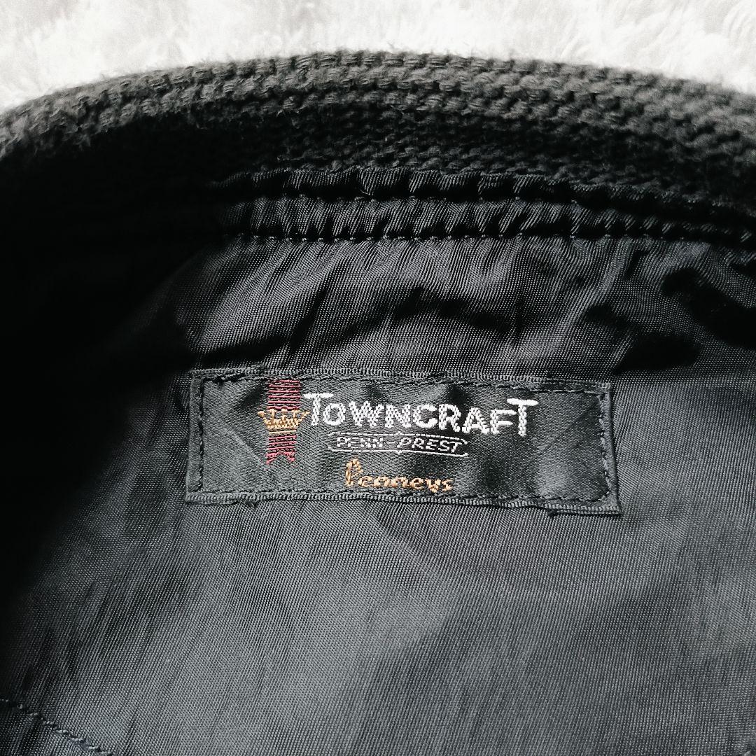 TOWNCRAFT ダービージャケット　カップショルダー ナイロン レーヨン M