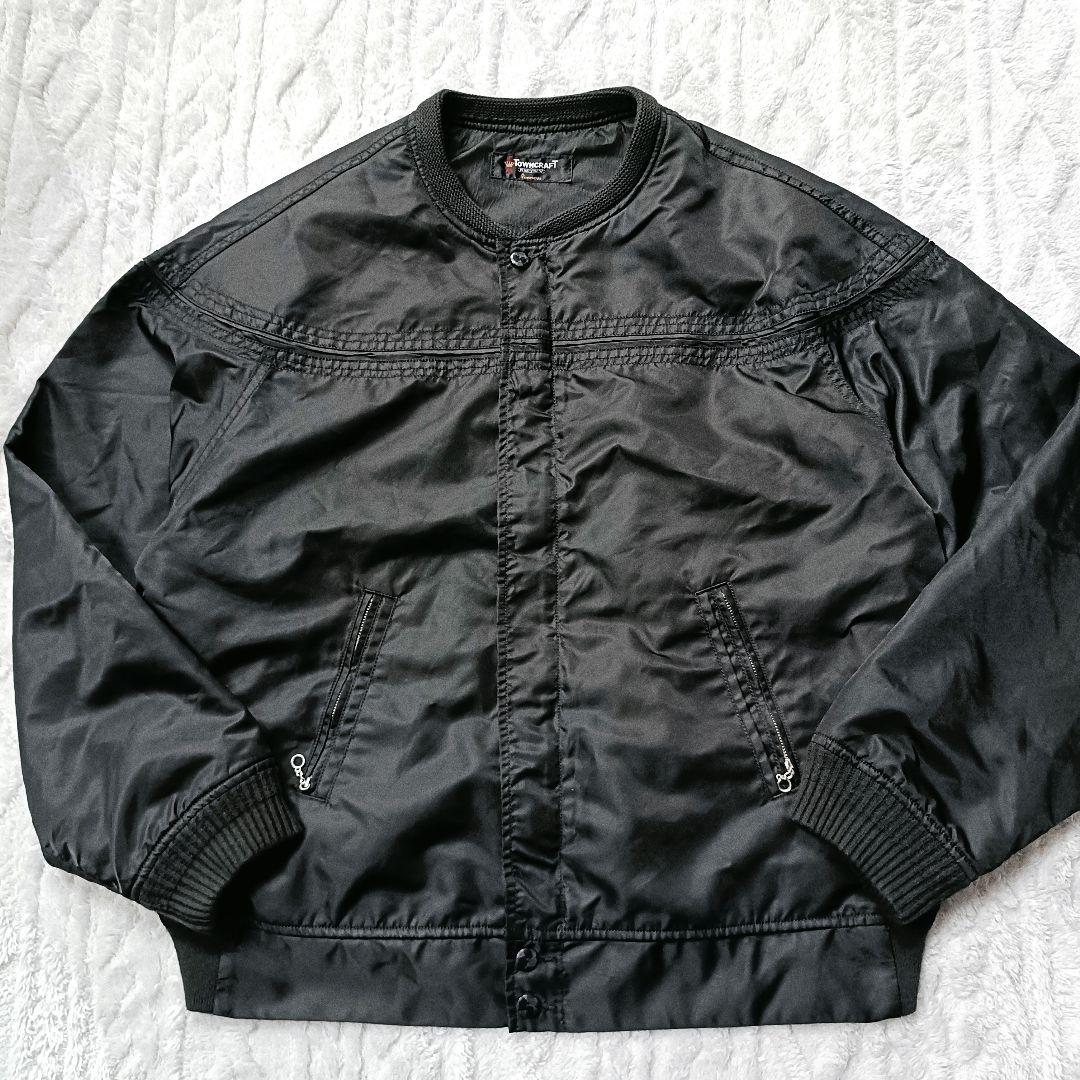 TOWNCRAFT ダービージャケット　カップショルダー ナイロン レーヨン M