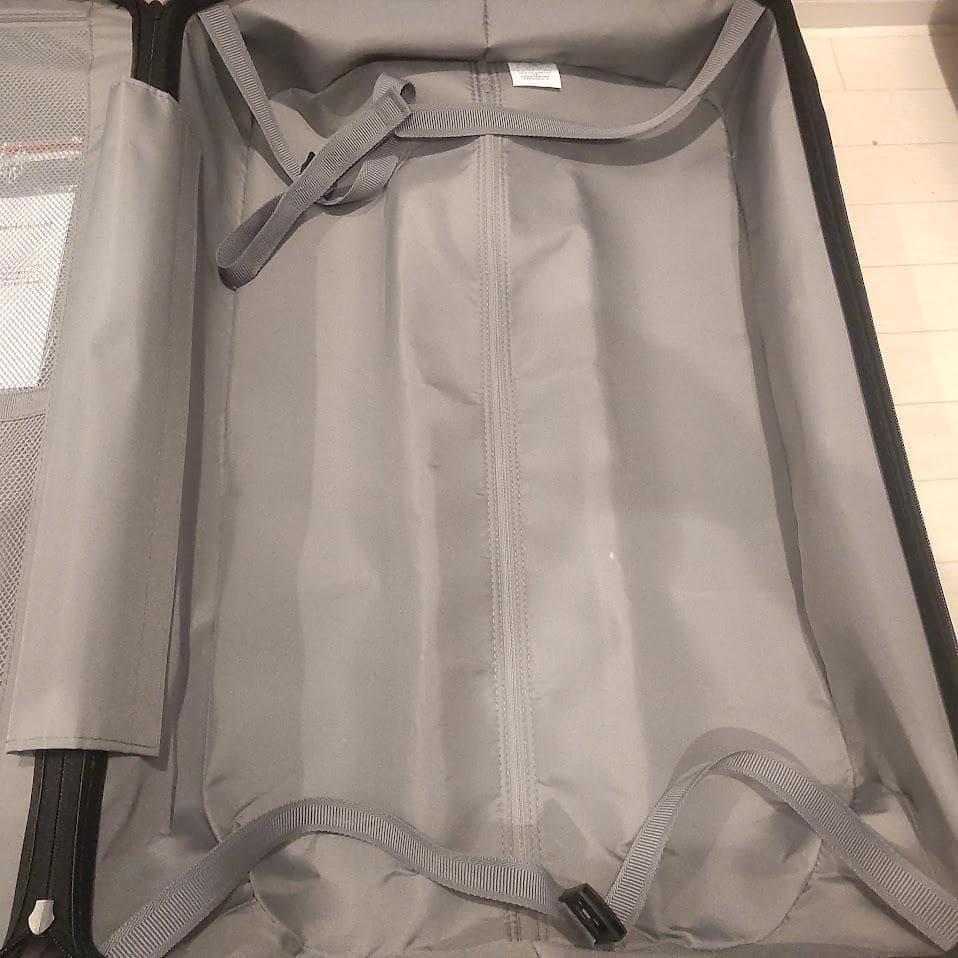 【廃盤】無印良品 バーの高さを自由に調節できるストッパー付き キャリー 85L