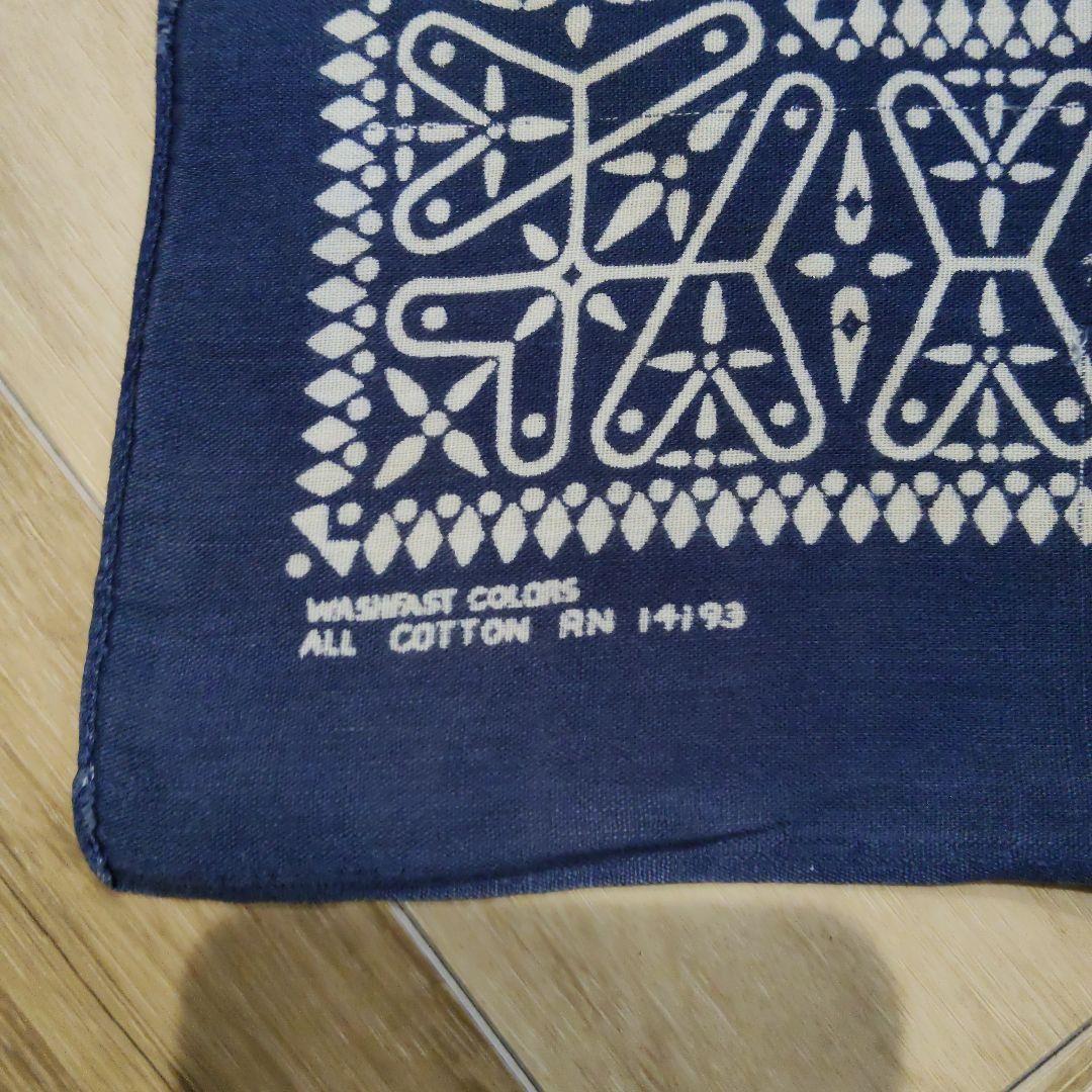 60s オリジナル　クロスバンダナ　vintage