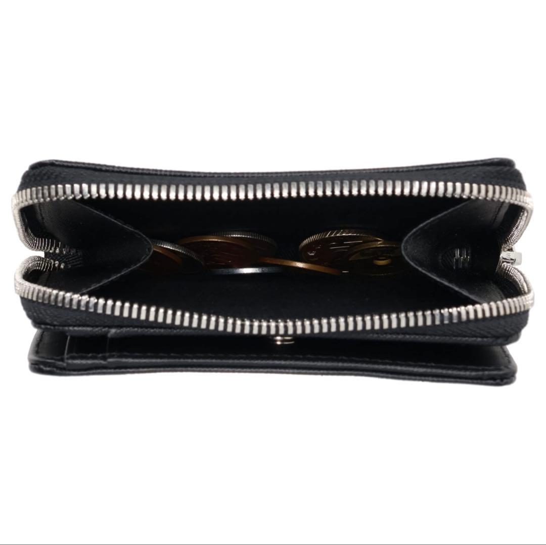 A.P.C. 二つ折り財布　ブラックレザー　新品・未使用