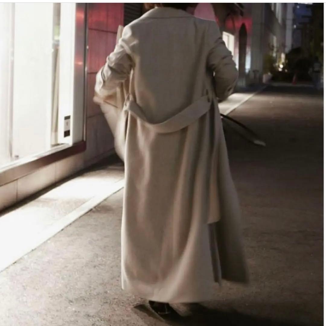 etre tokyo ウールコート サイドスリットロングチェスターコート