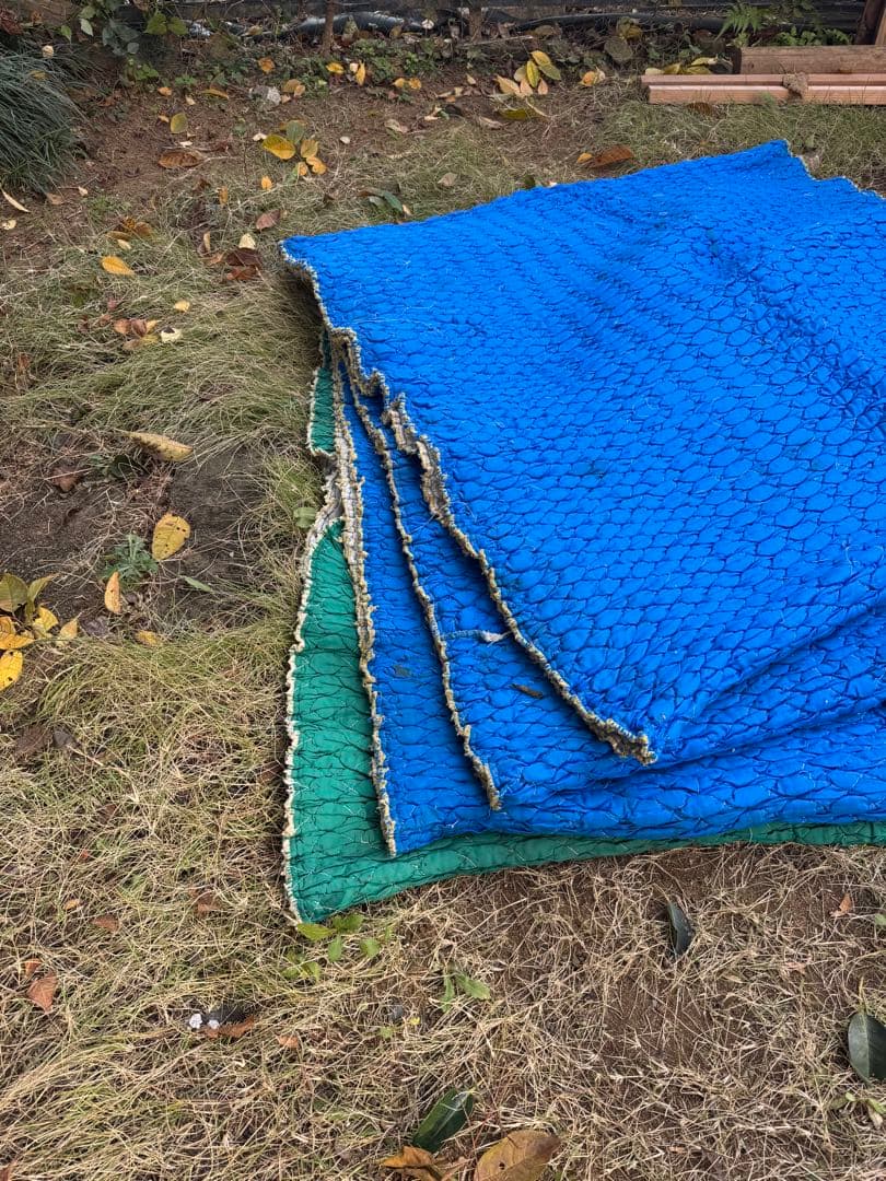 フィットカバーキルティング 引越し資材中古4 枚セット ジャバラ 養生 ②