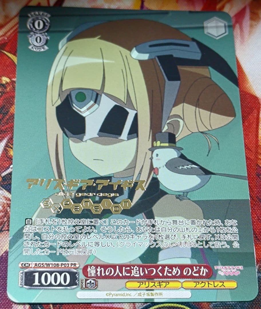 WS ヴァイス 憧れの人に追いつくために のどか PR プロモ 敢闘賞