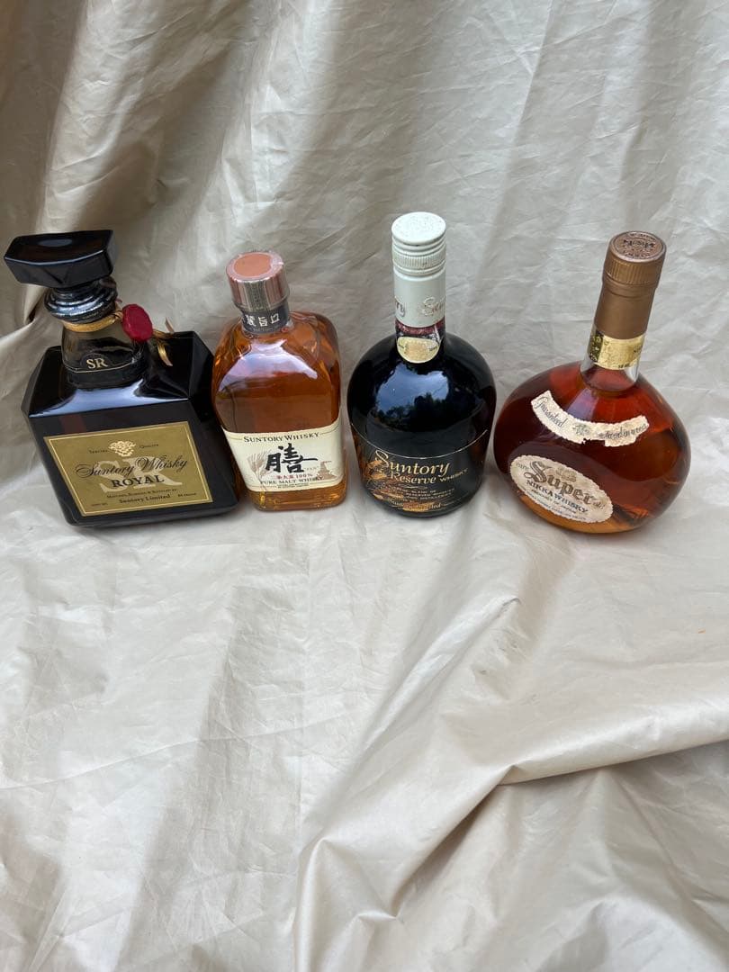 ★未開栓★サントリー・膳・ローヤルなどウイスキー4本セット古酒