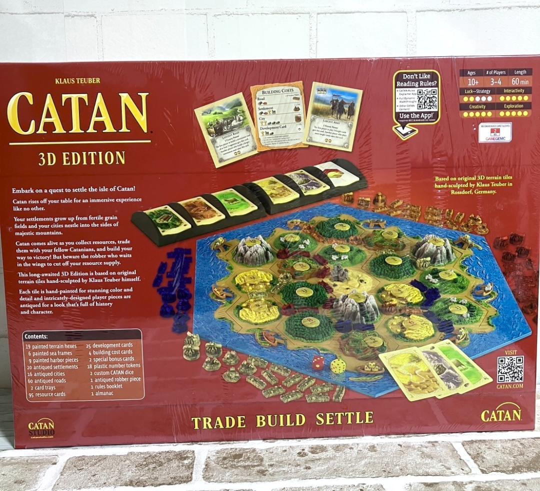 【24時間以内/早い者勝ち】新品 3D カタンの開拓者たち カタン