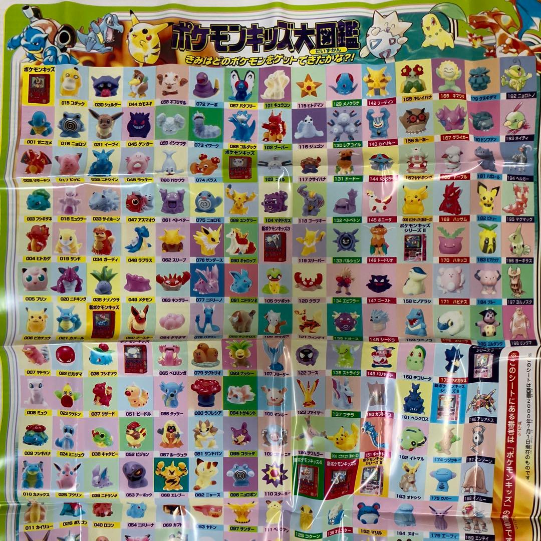 ポケットモンスター　ポケモンキッズ大図鑑　ビニール製　バンダイ