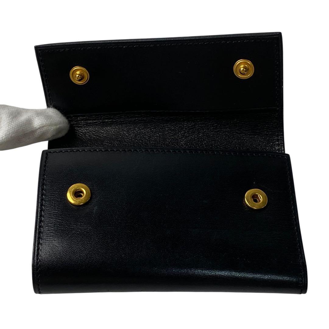 [入手困難] エルメス HERMES ボックスカーフ 8連 キーケース ブラック