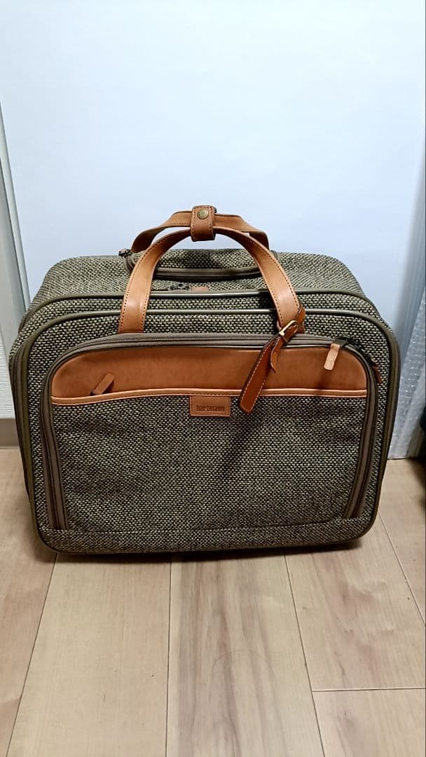 hartmann ハートマン　ツイード　キャリーケース　キャリーバッグ