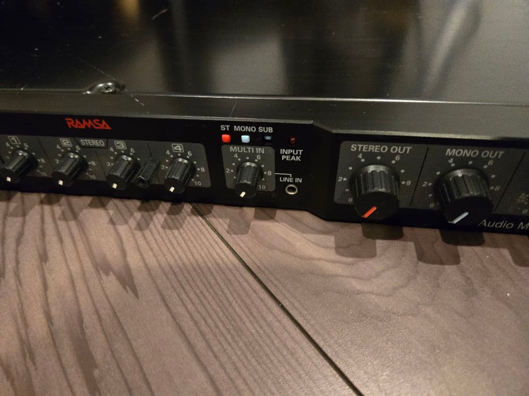 PanasonicマイクWM-D120SW-KオーディオミキサーWR-XS3