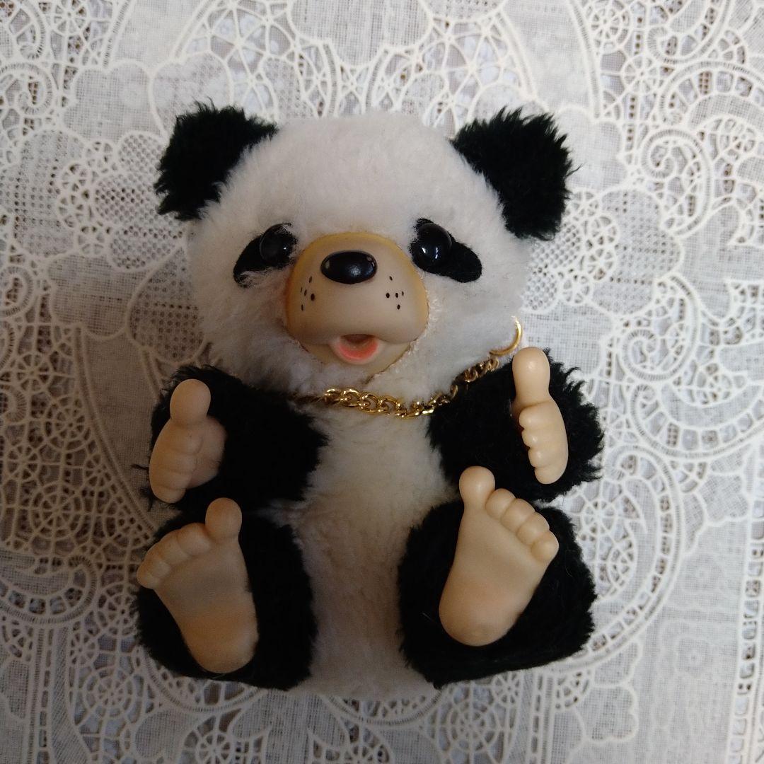 モンチッチ　レトロファーストぬいぐるみ　パンダ　指すい　本日限定お値下‼️