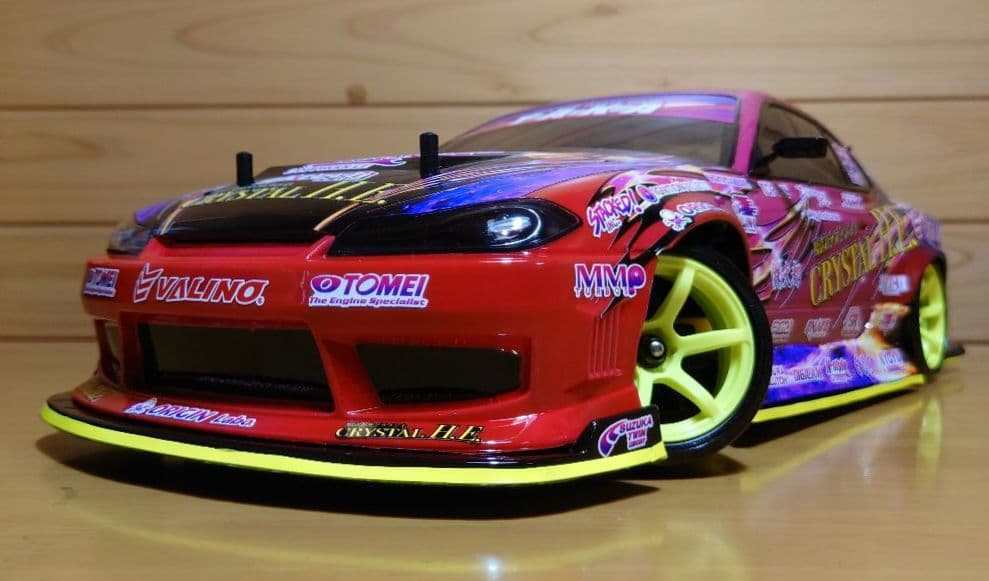 アライブフーン映画S15シルビアLEDボディ＆ヨコモドリパケ2WDフルセット完成