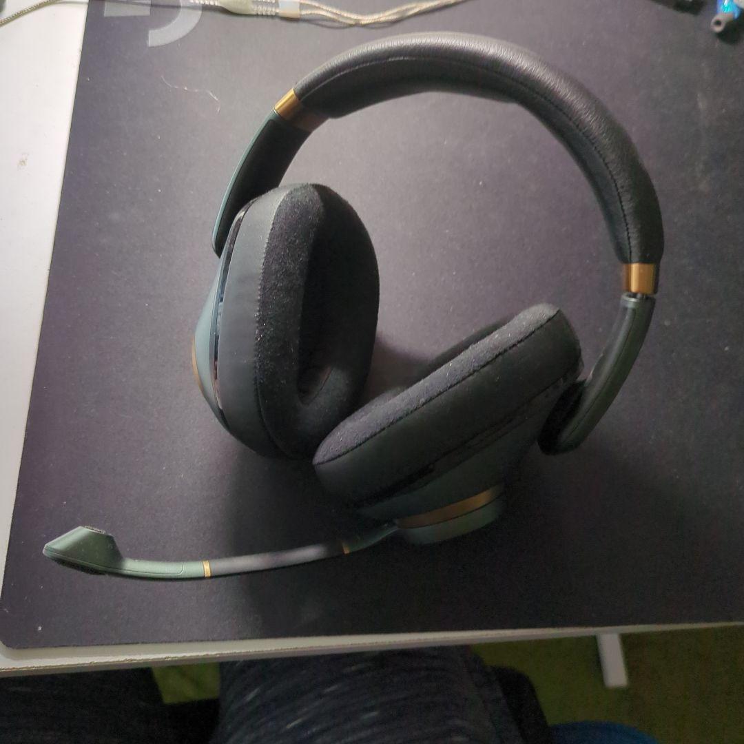 EPOS H6Pro ゲーミングヘッドセット有線 密閉型グリーンマイク付き