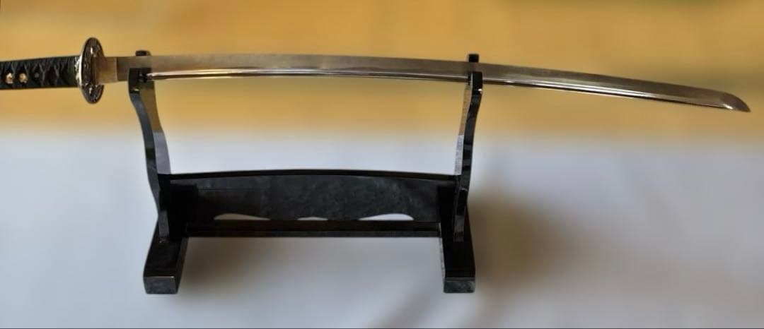 模造刀 真田幸村モデル 六文銭 台座付き 観賞用 コスプレ