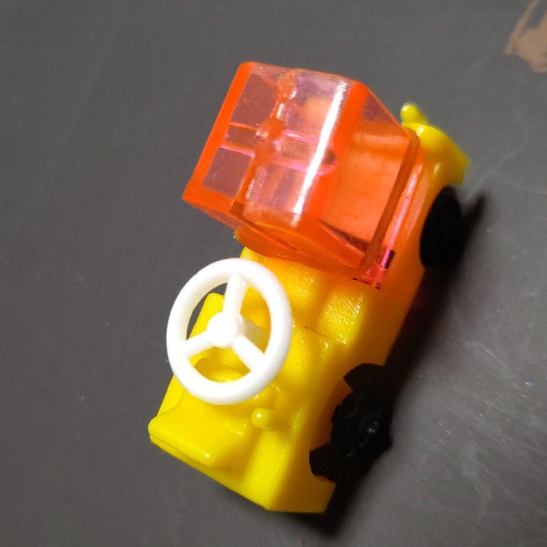 グリコおまけ　トラック　ピンククリア荷台