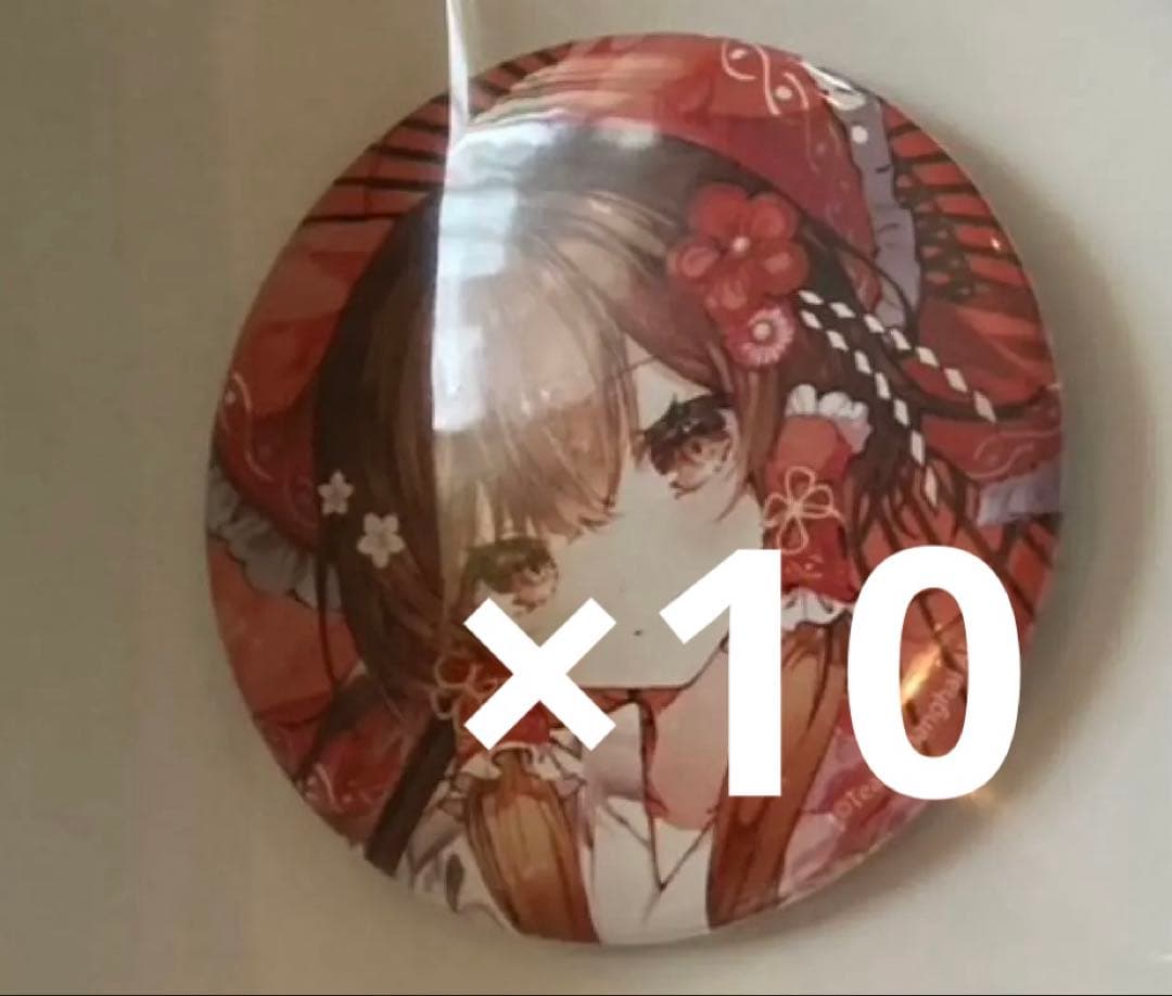 東方project 博麗霊夢 浴衣 缶バッジ20点