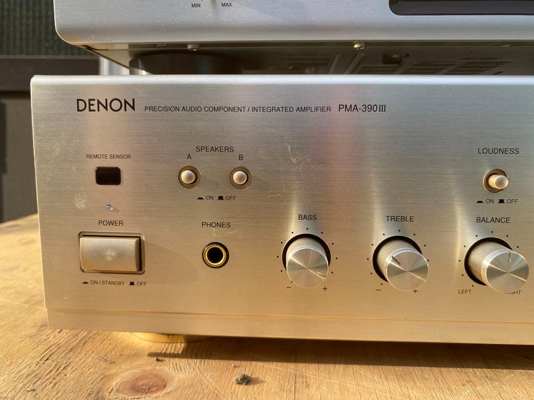 DENON PMA-390III アンプ　DENON DCD-755RE CD