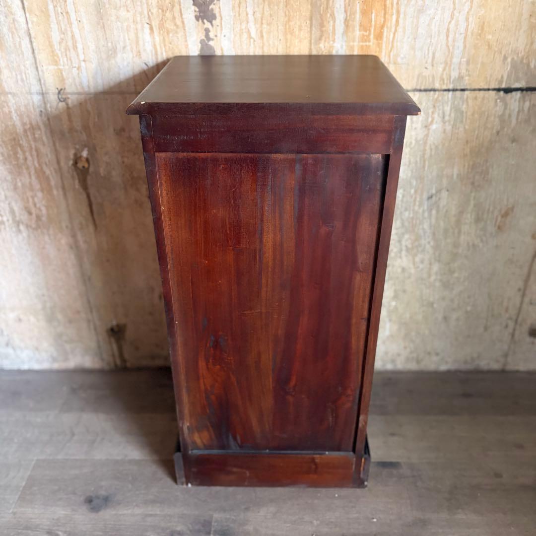 B-COMPANY シェル取手　3段キャビネット　チェスト　マホガニー