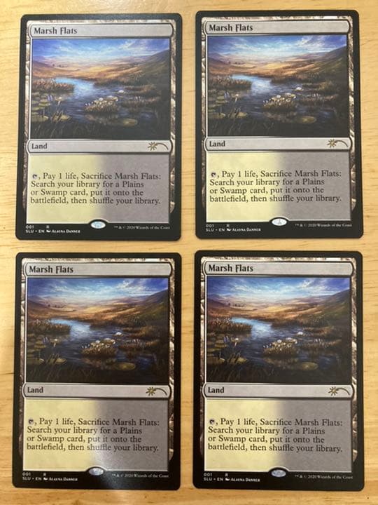 MTG 湿地の干潟 Secret Lair 4枚セット