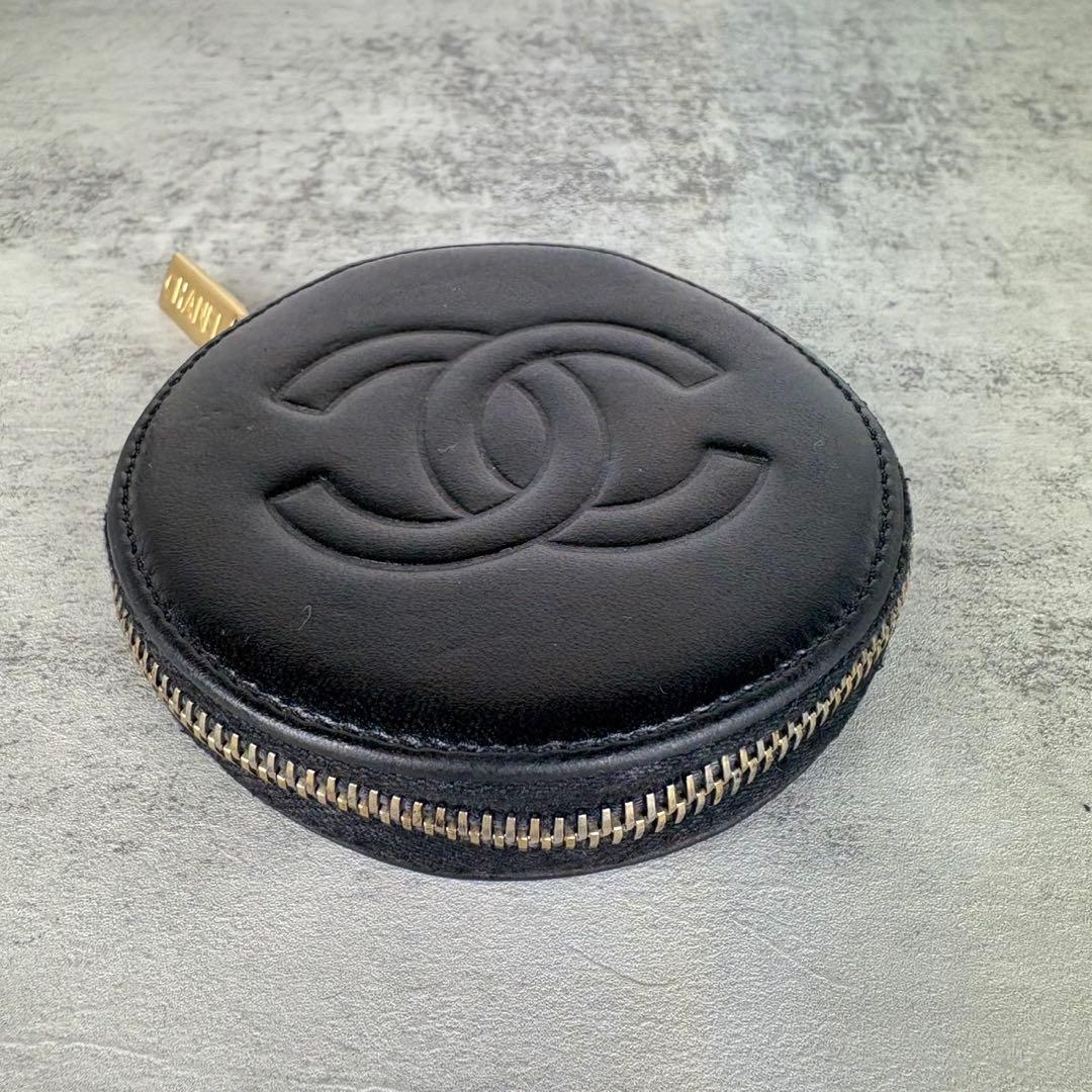 CHANEL 丸型ケース　ヴィンテージ　財布