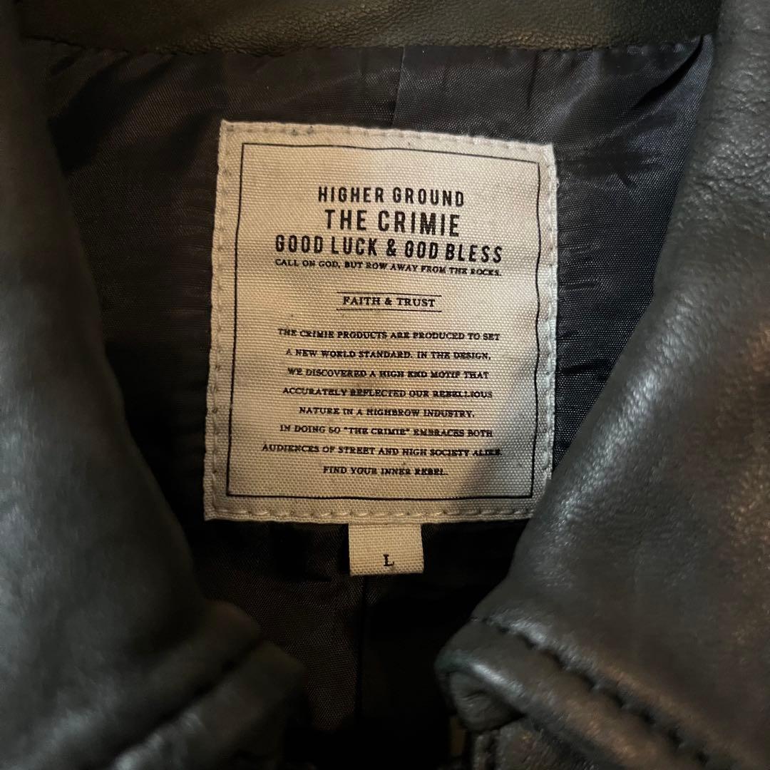 CRIMIE レザージャケット クライミー ルード ジップジャケット